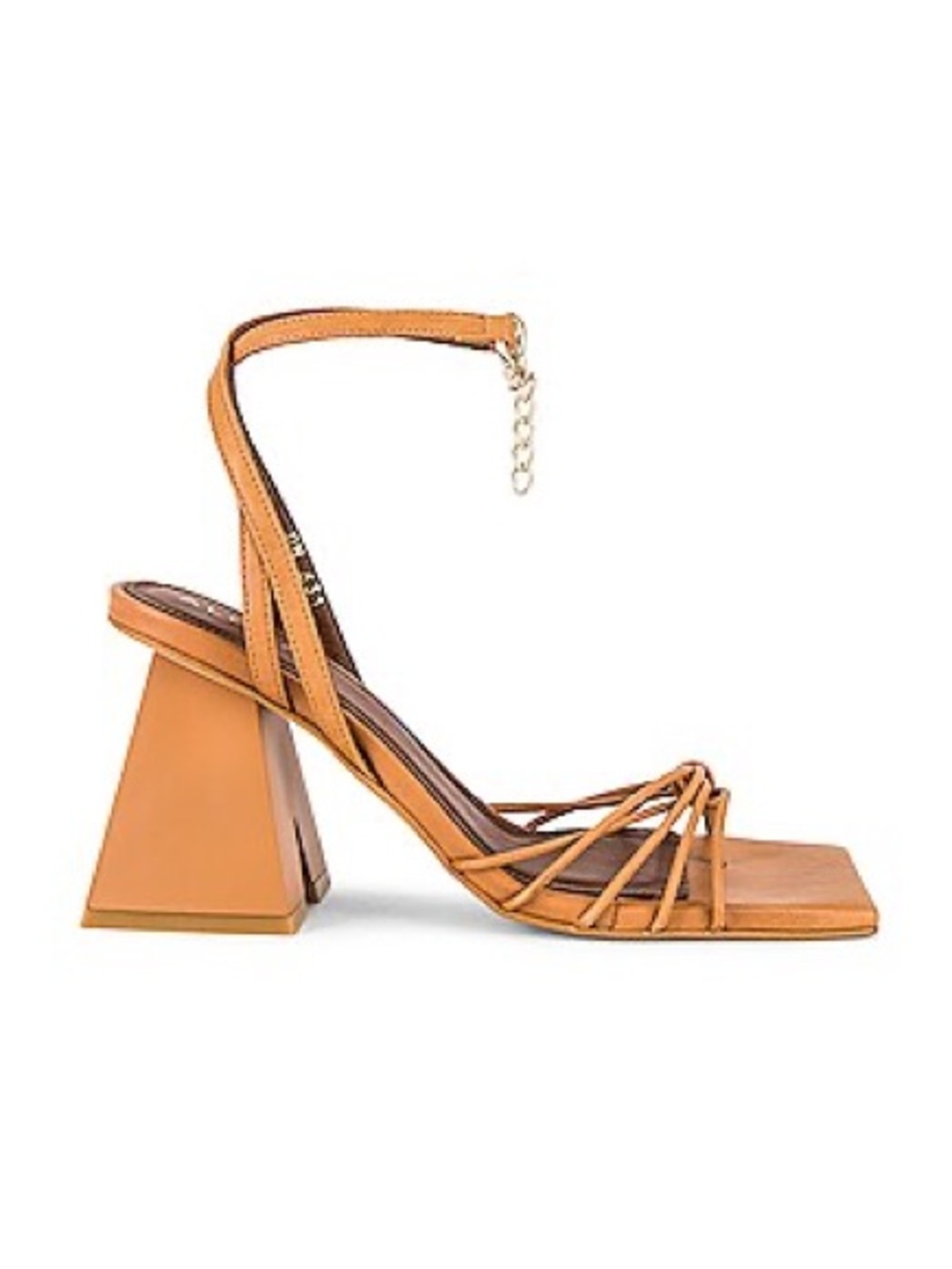 ALOHAS Cactus Knotted Strappy Block Heel Sandal Camel EU 41 / Fits US 9
